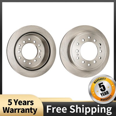 Rear Brake Rotors Fits 2001-2007 Toyota Sequoia 2007-2009 Toyota FJ Cruiser 2PC