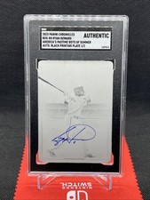 Ryan Howard 2023 Chronicles Printing Plate Auto 1/1 Boys Of Summer Phillies