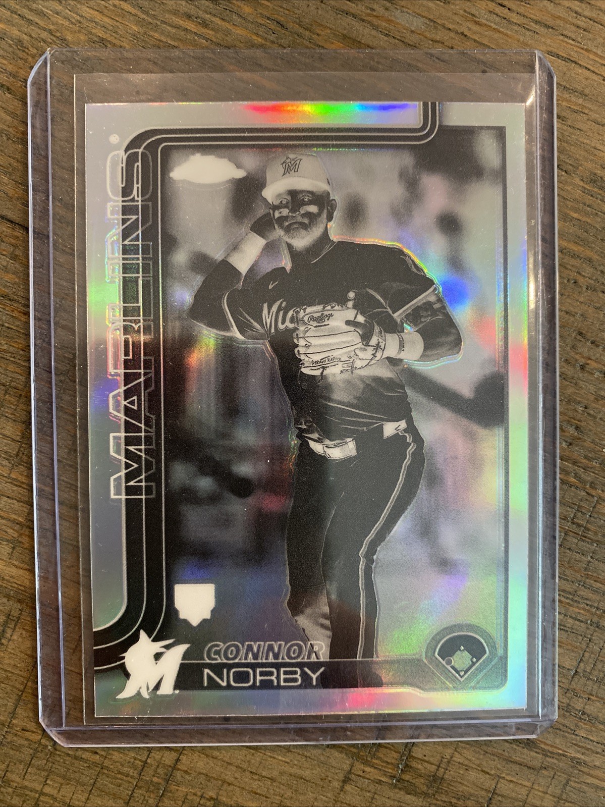2025 Topps Chrome- Connor Norby RC Negative Refractor #199