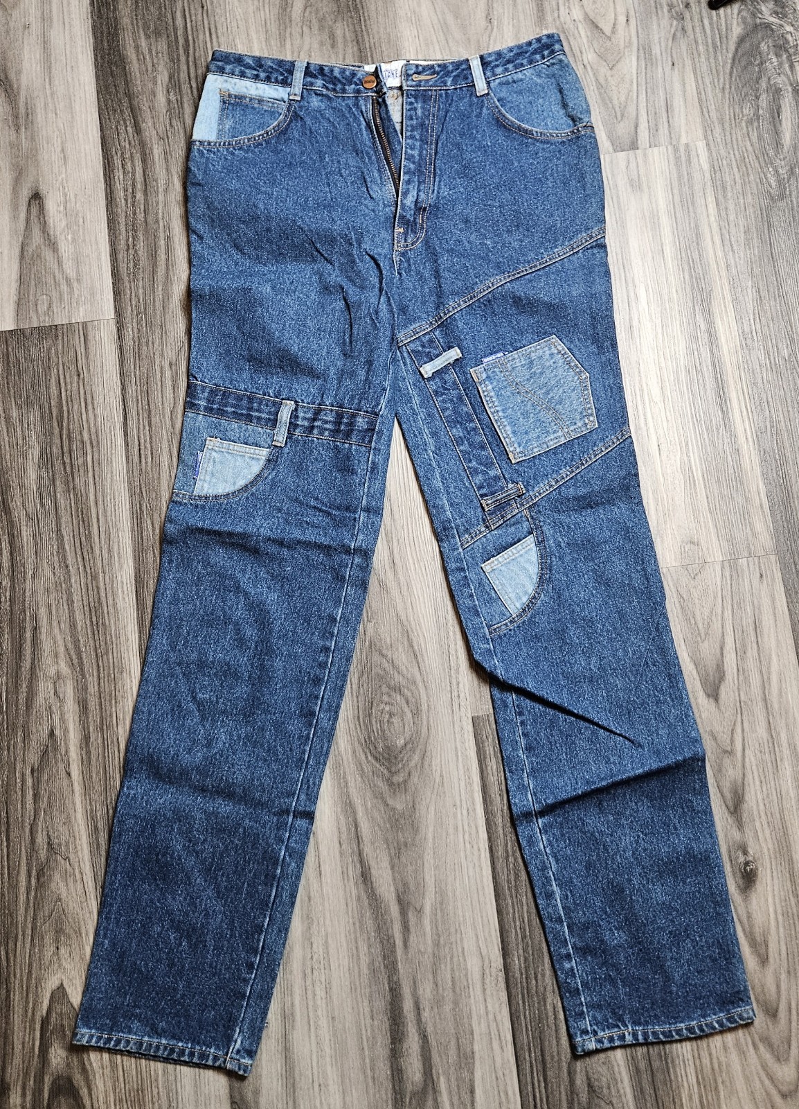 NOS 1990s Corniche Patchwork Multi- Pocket Unisex… - image 2