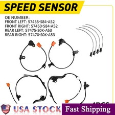 4x Abs Wheel Speed Sensor Connectors Front-rear For Acura Cl 01-03tl 99-03 4x Abs Wheel Speed Sensor Connectors Front-rear For Acura Cl 01-03tl 99-03