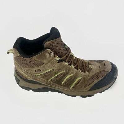 Merrell White Pine Ventilator Hiking Trail Select Dry Boots Brown Green Mens 10