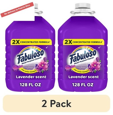(2pack) 2X Multi-Purpose Cleaner,No Rinse Floor Cleaner,Lavender Scent,128fl oz
