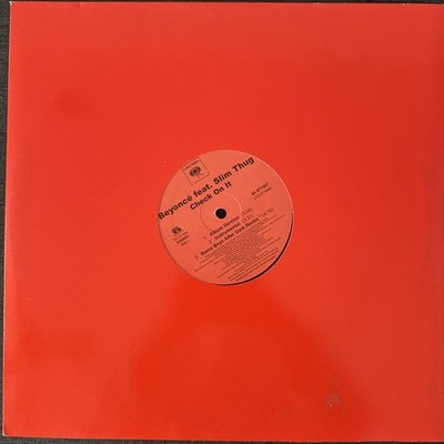 Beyoncé feat. Slim Thug   Check On It (12  Vinyl Single) Columbia 2005