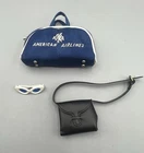 Barbie: VINTAGE AMERICAN AIRLINES STEWARDESS Accessories 1960'S Purse Sunglasses