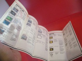 Nintendo World Class Service Super Mario SNES NES Store Promo Brochure + Magnet