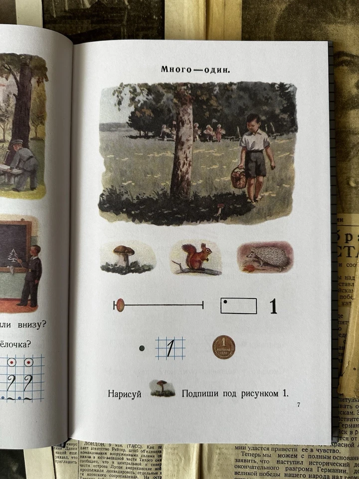 Арифметика 1 класса начальной школы Математика Учебник Советская Детская СССР - Bild 4 von 4