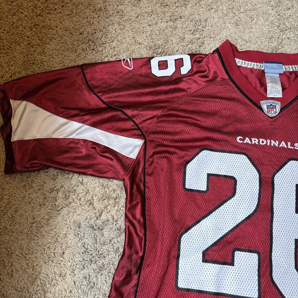 Camiseta Chris "Beanie" Wells Autografiada/Firmada Arizona Cardinals - Reebok De Colección Foto 3 de 4