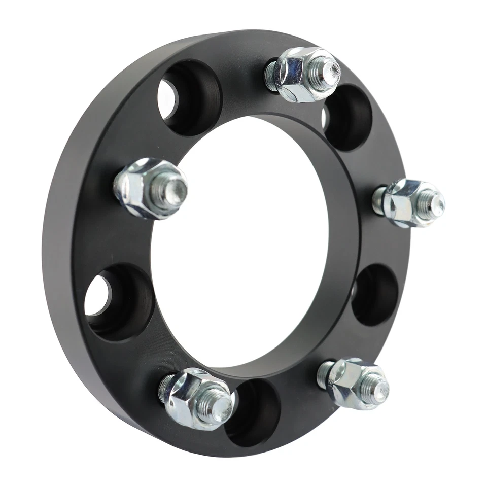 2Pcs 1" 5X5.5 (5x139.7) Wheel Spacers Adapter 1/2"-20 for Jeep Ford Dodge Foto 4 de 4