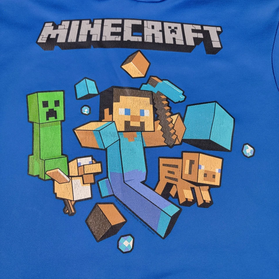 Chaqueta Jinx Juvenil Talla XL (14/16) Azul Sudadera con Capucha *Minecraft* Comodidad Calidad Cálida Foto 3 de 4