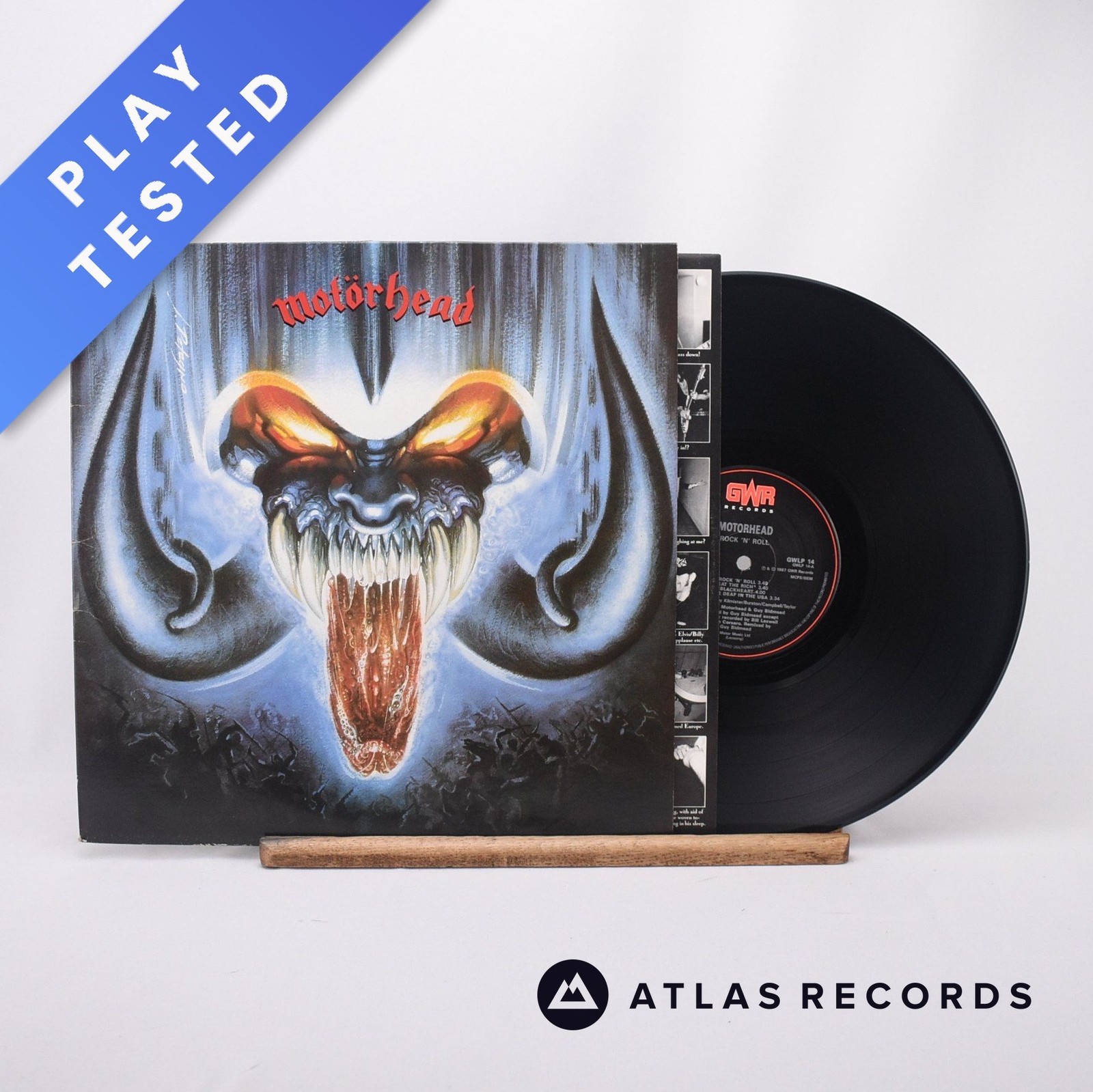 Motörhead Rock 'N' Roll Damont LP Album Vinyl Record GWLP 14 GWR Records - EX/EX