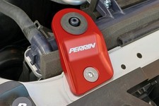 Perrin Performance Radiator Stay Kit (Red) for 2015-2021 Subaru WRX / STI