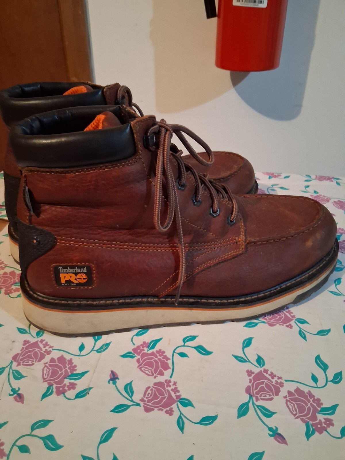 Nice Timberland Pro Series 24/7 Men's 13M Leather Boots Brown Lace Up