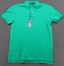Polo Ralph Lauren Polo Shirt Men  s Small Green Custom Slim Fit NWT 115