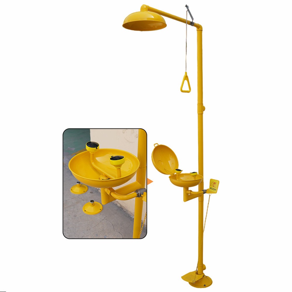 Emergency Eyewash Shower Station ABS & Stainless Steel Eye Wash Washer Stations