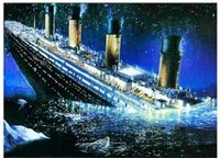 Diamantmosaik „Untergang Der Titanic“, 30 X 40 Cm, Kreative Diamanten