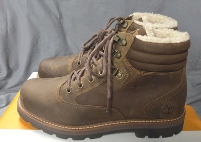 Timberland Britton Road Warm-Lined WP Boot Med Brown Men SZ 8.5 NWB Defects