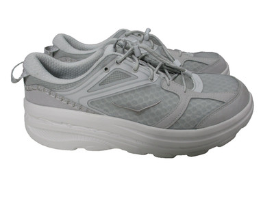 Hoka One One Bondi B3LS Cosmic Gray/White Shoes Men s Size 10.5