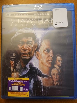 The Shawshank Redemption Blu ray, 1994 Morgan Freeman Tim Robbins New Sealed