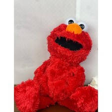 Hasbro Sesame Street Elmo Plush Red Shaggy Stuffed Animal Toy 2018 E4467 13 inch
