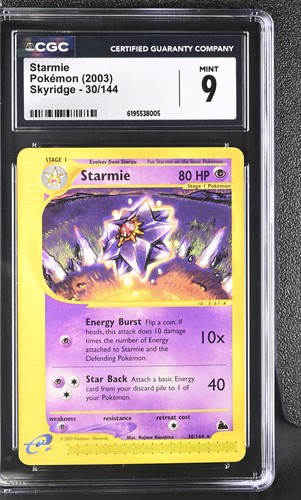 Starmie graded CGC 9 for sale on eBay