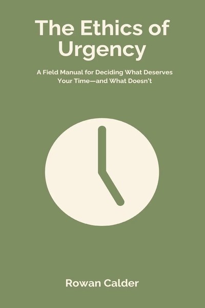 The Ethics Of Urgency Rowan Calder Taschenbuch Englisch 2025 Mindful Pages-image