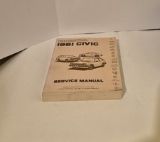 1981 Honda Civic Repair Shop Manual Factory Original Oem 81 1981 Honda Civic Repair Shop Manual Factory Original Oem 81