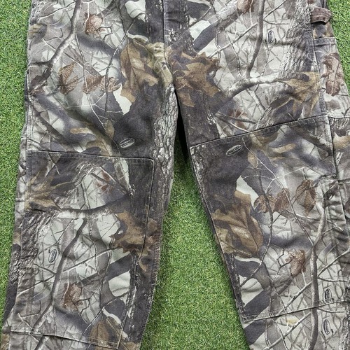 Carhartt Camo Bib Overalls Mens 42X32 Quilt Lined R43 Double Knee Realtree - Picture 7 of 16