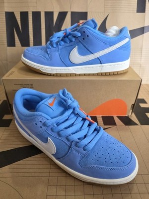Nike SB Dunk Low Pro University Blue Gum FJ1674-401 Orange Label Men's Size 8
