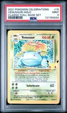 Pokemon Venusaur Celebrations Classic Collection Holo 15/102 PSA 9 MINT