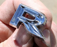 Oem 1963 Pontiac Grand Prix Front Fender Letter R Emblem 9770892