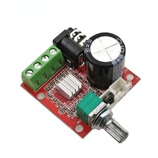 12V Mini Hi-Fi PAM8610 Audio Stereo Amplifier Board 2X10W Dual Channel D Class