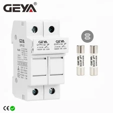 GEYA GYPV-32 2P DC Fuse Holder 10 1.5 in 1000V PV
