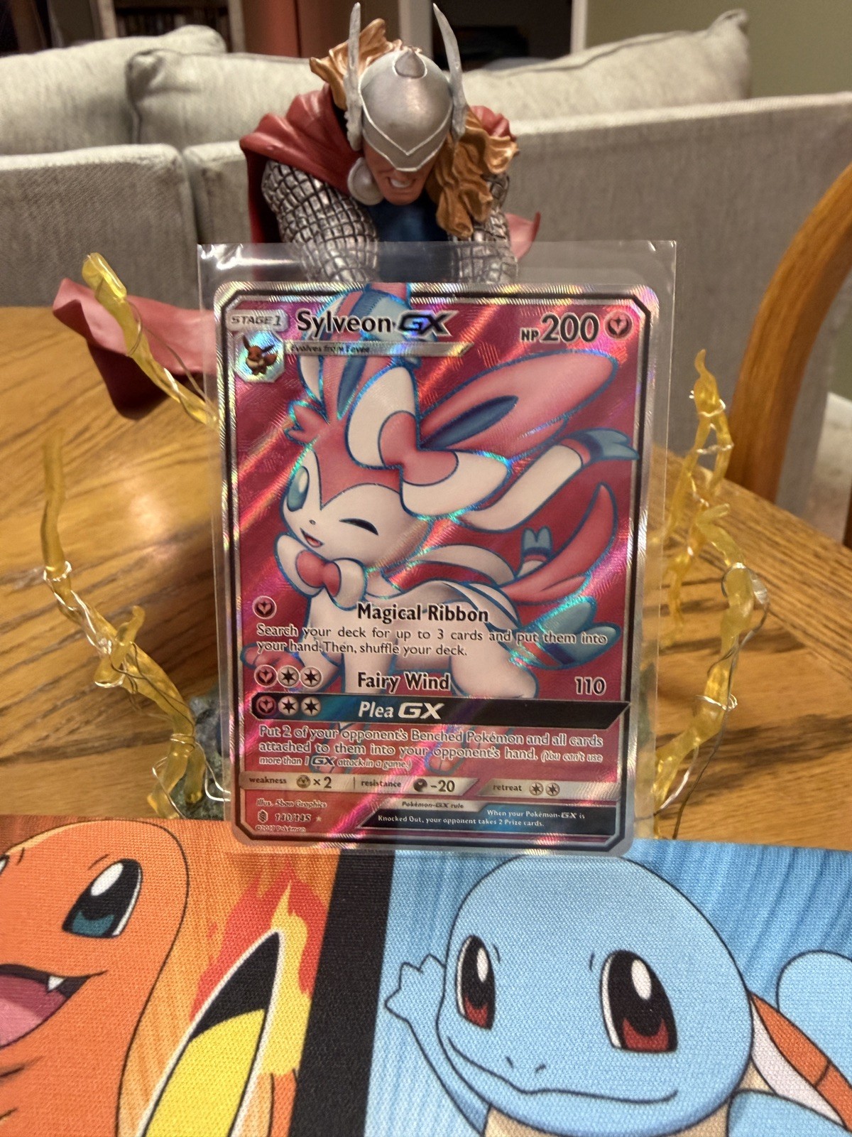  Sylveon GX - 140/145 - Full Art Ultra Rare Pokemon Guardians Rising NM