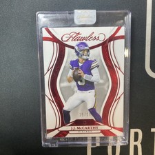 2025 Panini Flawless JJ McCarthy Ruby Gem /25 