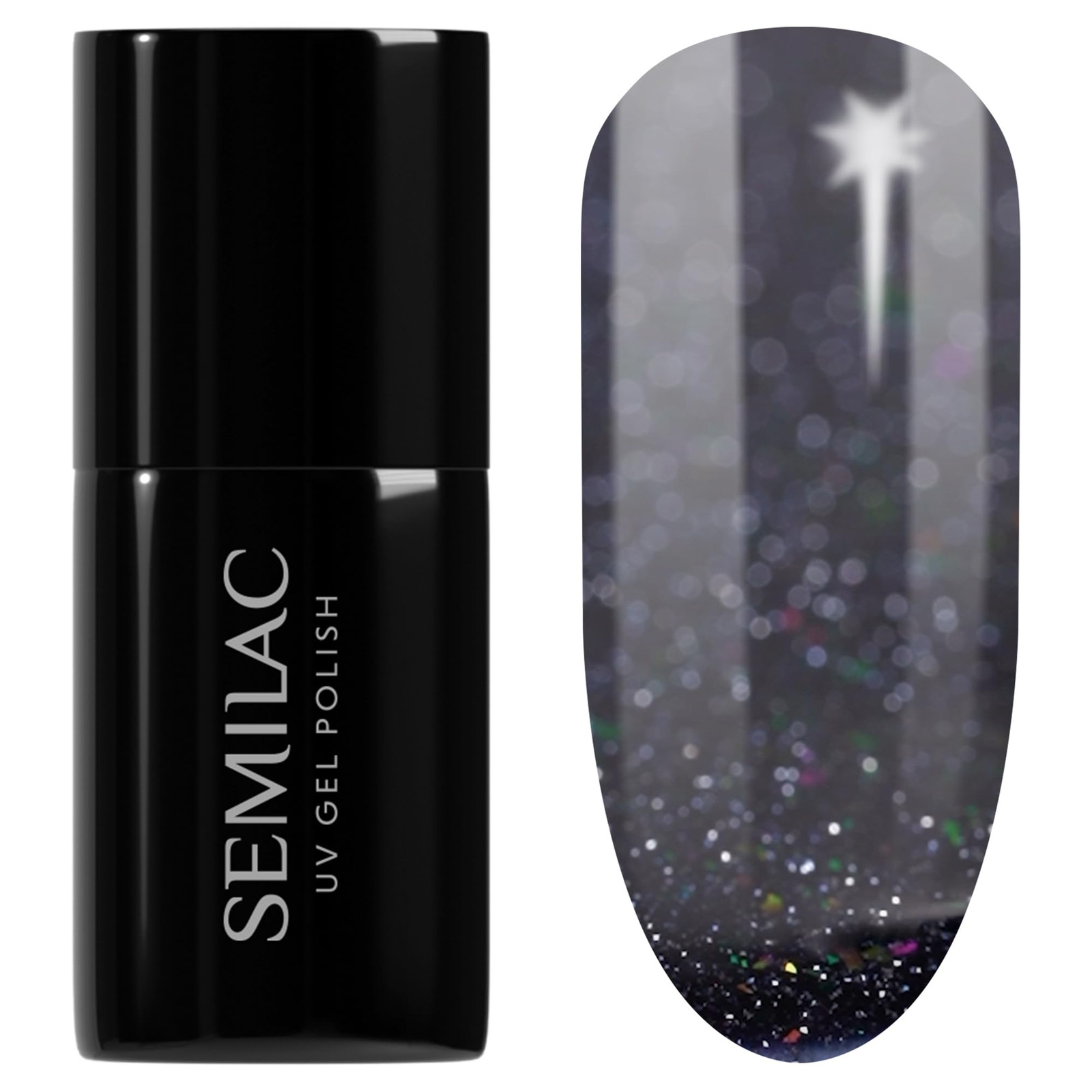 Semilac Smalto UV 611 Violet Night 7 ml (D4J)