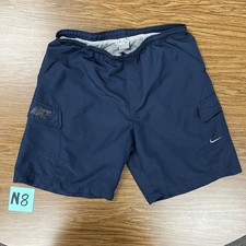 Vintage Gray Tag Nike Swim Trunks Shorts Blue Xl Men s Y2K 00s Grey 90s Simple