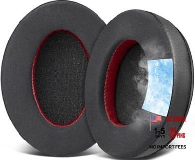 Earpads for HyperX Cloud 2/3/1/Alpha/Flight/Stinger/Stinger2/Core/Pro, Black