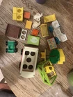 Vintage Fisher Price little people lot
