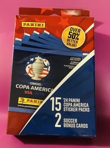 Panini CONMEBOL Copa America USA 2024 Soccer Sports Sticker Sealed Box