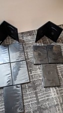 Lot of 10 Empty DVD Cases   4 Dual  6 Single Black 