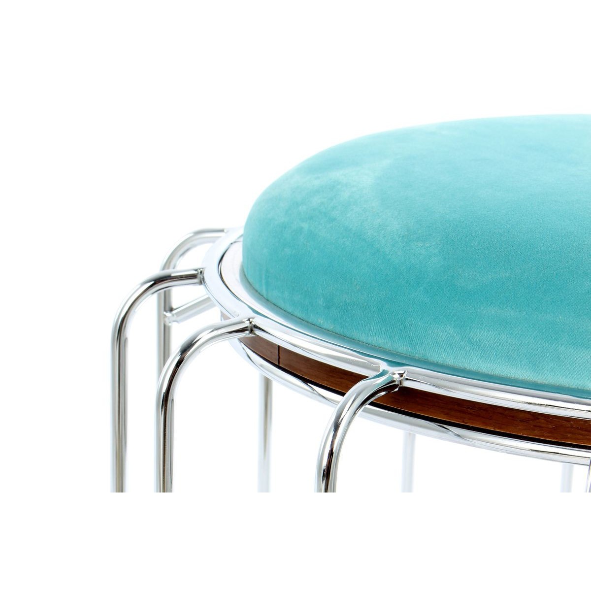 Pouf et Table d'Appoint 50cm Menthe pour Gagner de l'Espace - 2