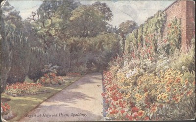 SPALDING, AUGUST IM HOLYROOD HOUSE, Lincolnshire - Vintage POSTKARTE