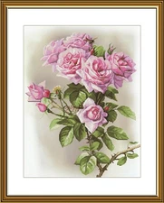 Creative Сross Stitch Embroidery Kit "Pink sonata" Nova Sloboda