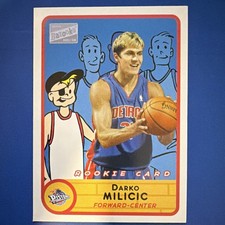Topps 2003-04 Bazooka Darko Milicic Rookie Card #277 Detroit Pistons NBA