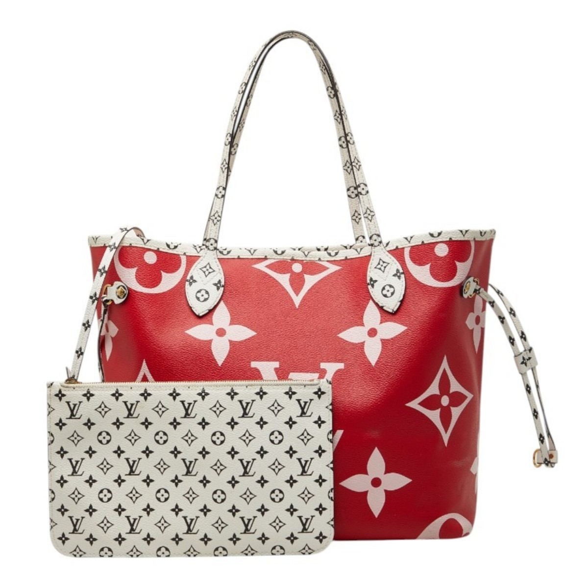 Louis Vuitton Monogram Giant Neverfull MM Tote Bag Shoulder M44567