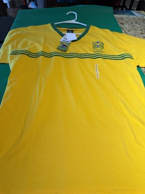 Brazil Embroidered Fans Tee Large Pierim- Brand New With Tags 90s/2000s