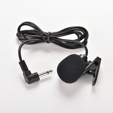 1PCS 3.5mm Mini Studio Speech Mic Microphone Clip On Lapel For PC Desktop