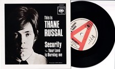 THANE RUSSAL AND THREE: Security - 7" REISSUE: LIKE NEW