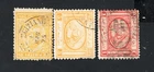 Egypt 1867-72 stamp SG#11+14+32 used CV=19$